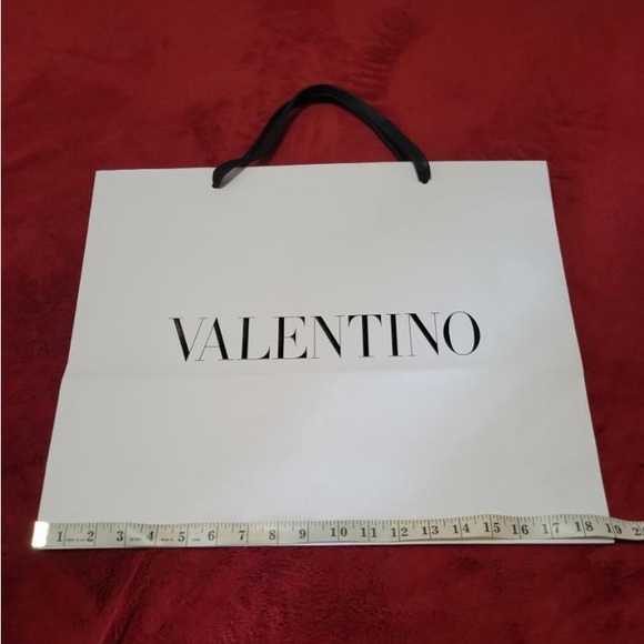Valentino paper shopping bag shop
